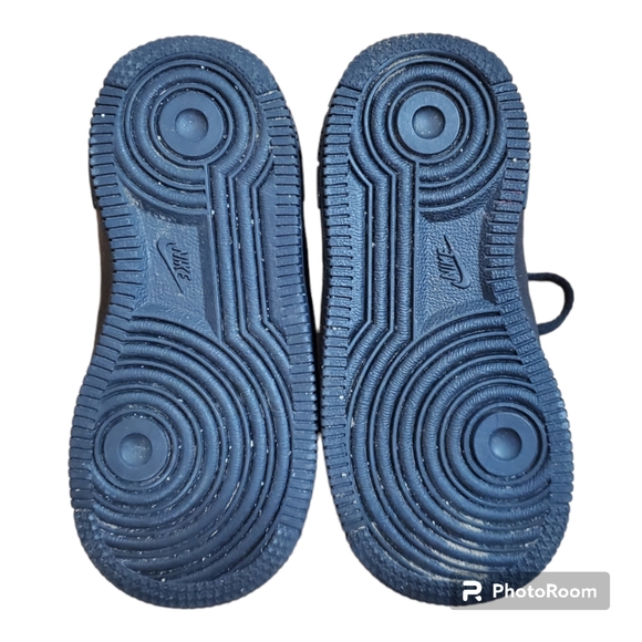 Nike Air Force 1 All Black Sneakers Toddler 8c - Picture 6 of 7